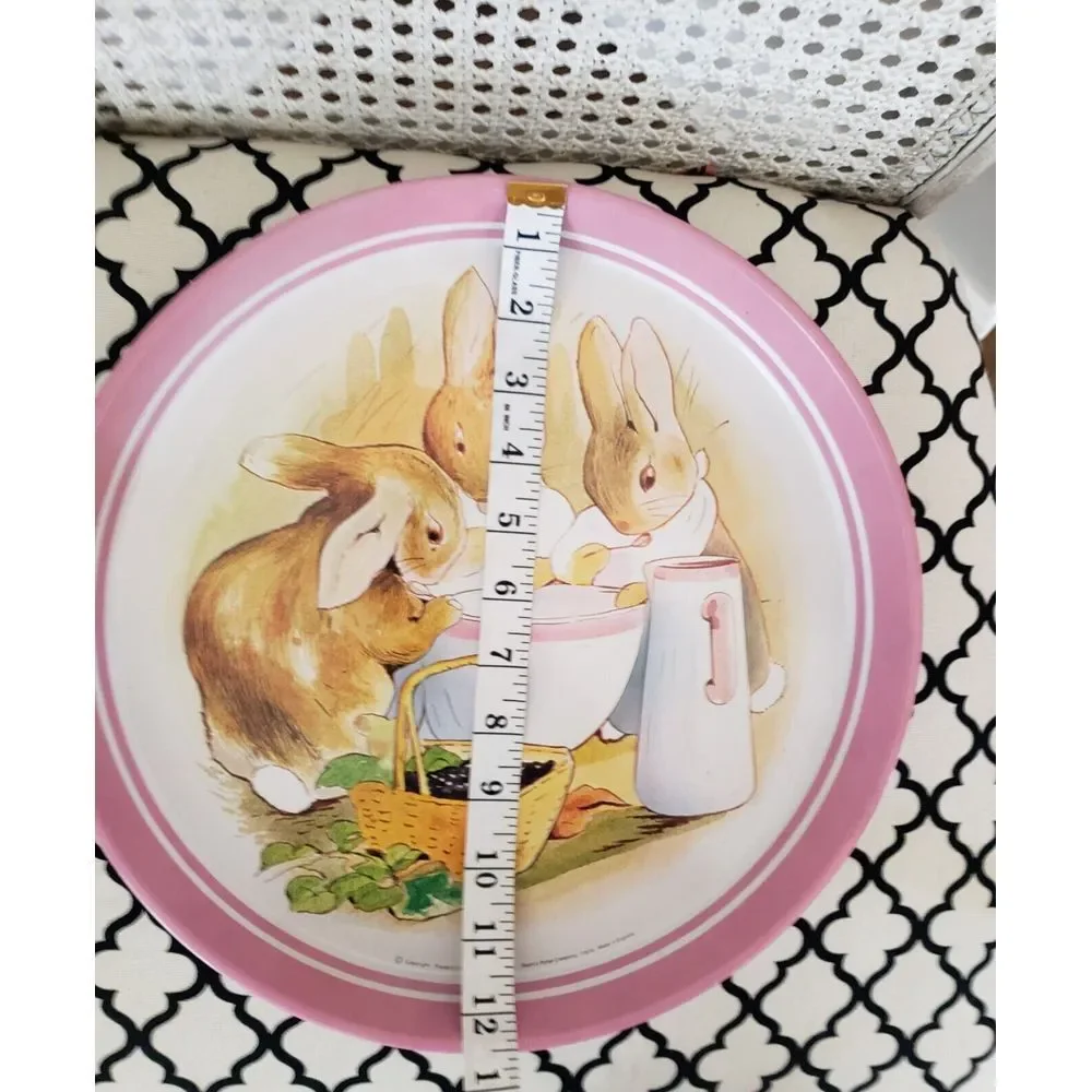 Beatrix Potter Bunnies Serving Tray Flopsy Mopsy cotton tail metal tray‎ 12